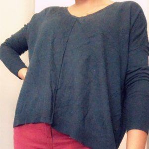 Sea green Merino wool sweater